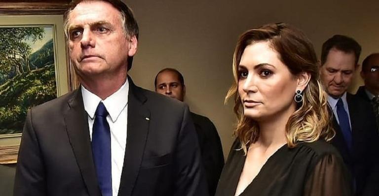 Casal Jair e Michele Bolsonaro